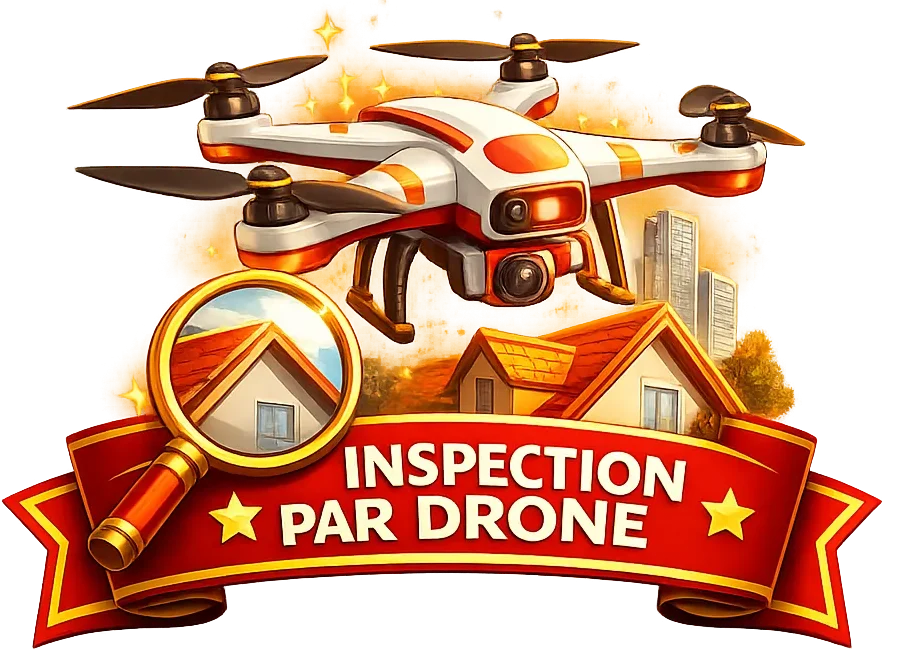Inspection toiture par drone à Poitiers
