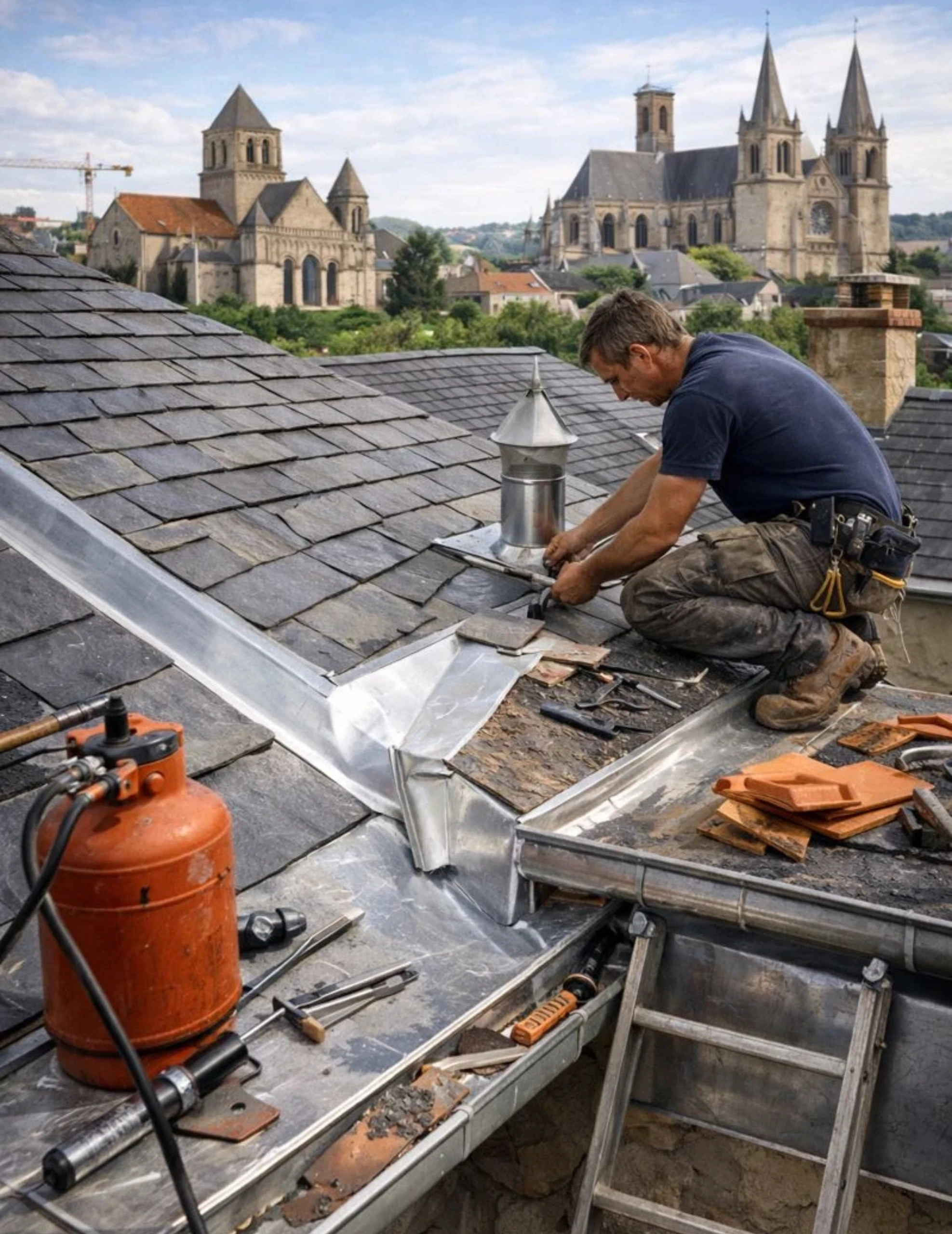 Zinguerie & pose de Velux à Poitiers